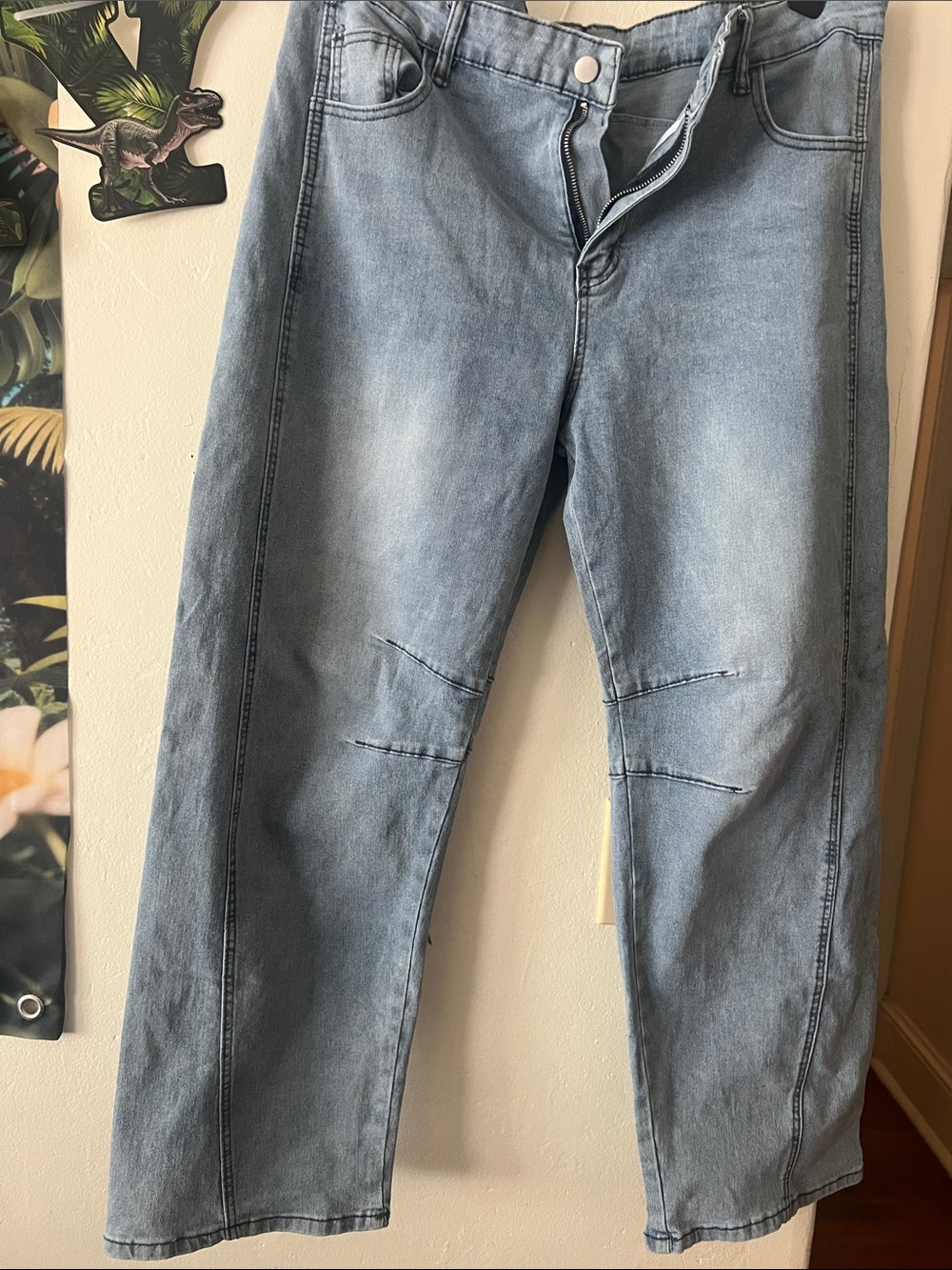 Light Wash womens Jeans - Classic Straight Fit